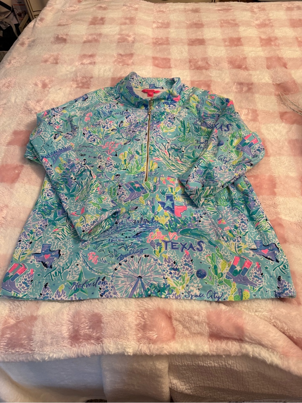 Lilly Pulitzer Lilly loves Texas popover